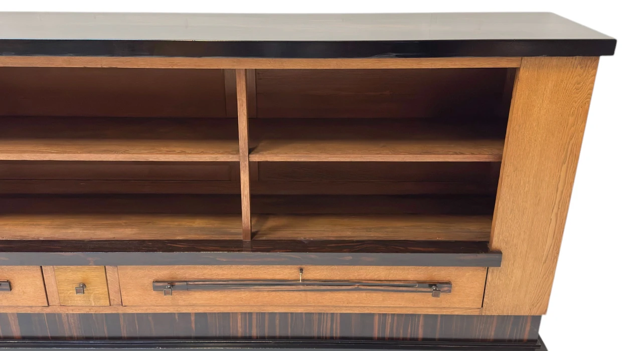 Art Deco Modernist Credenza or Bookcase by Hendrik Wouda for Pander, 1924